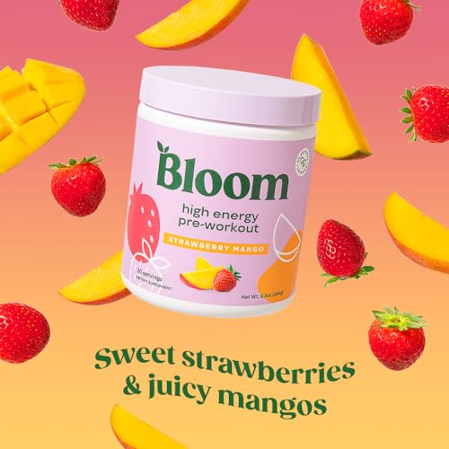 Bloom Nutrition High Energy Pre Workout Powder, Amino Energy with Beta Alanine Bloom Nutrition buy supplements canada