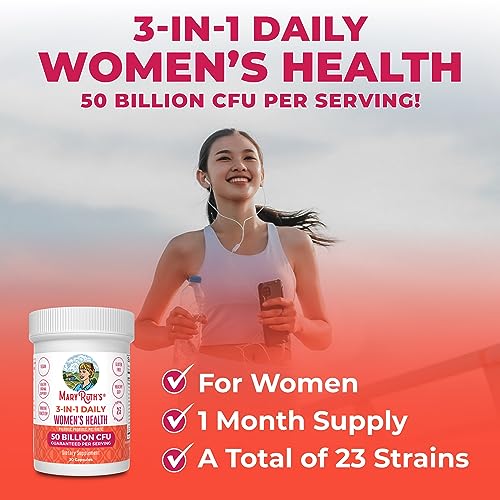 MaryRuth's 3-in-1 Daily Health Probiotics for Women | Clinically Tested | Hormone Support MaryRuth Organics buy supplements canada