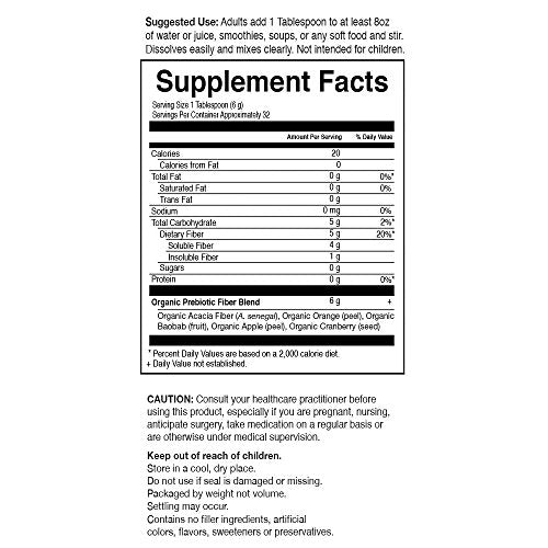 Garden of Life Dr Formulated Organic Fiber Supplement Powder Unflavored, Sugar Free Garden of Life buy supplements canada