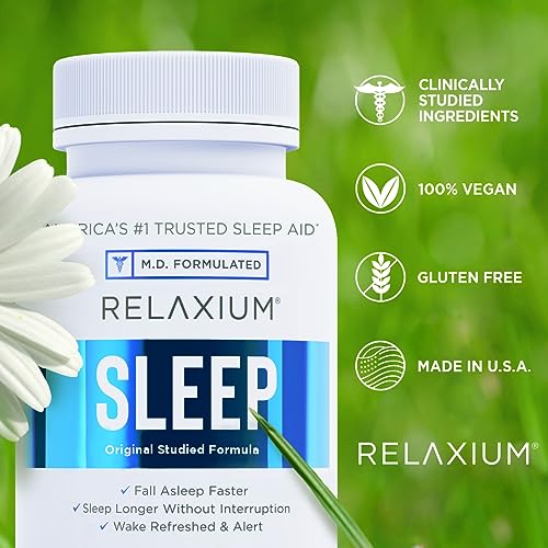 Relaxium Sleep Aid, 30-Day Supply, Dietary Supplement, Better Sleep, Magnesium Relaxium buy supplements canada