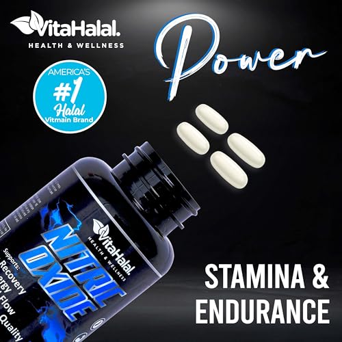 VitaHalal Nitric Oxide Supplement - Powerful Nitric Oxide Booster for Men to Support Blood VitaHalal buy supplements canada
