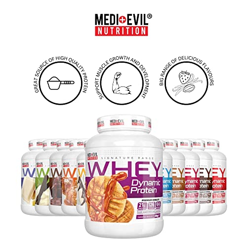 Medi-Evil Nutrition Whey Dynamic Protein, Cookies and Cream Flavour, 2kg, 66 Servings Medi-Evil Nutrition buy supplements canada