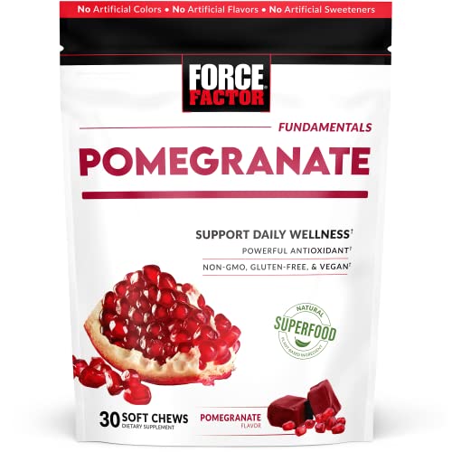 Force Factor Pomegranate Soft Chews for Healthy Aging, Heart Health, Bone Health Force Factor buy supplements canada