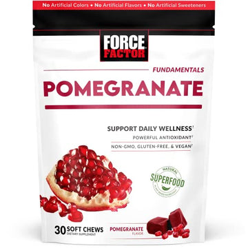 Force Factor Pomegranate Soft Chews for Healthy Aging, Heart Health, Bone Health Force Factor buy supplements canada