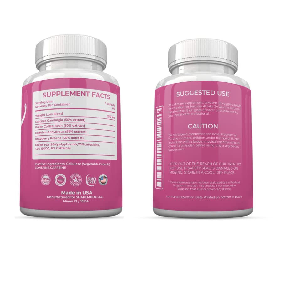 Shapemode Pills for Women 60 Capsules Heath Secret buy supplements canada