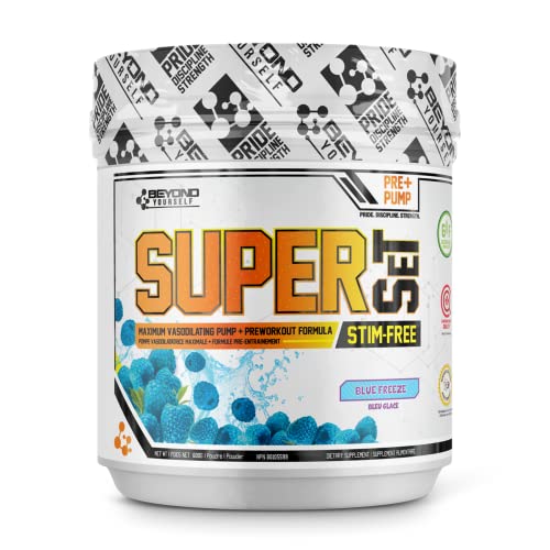 Beyond Yourself SuperSET Stim-Free | Insane Caffeine Stimulant Free Pre-Workout Formula Beyond Yourself buy supplements canada