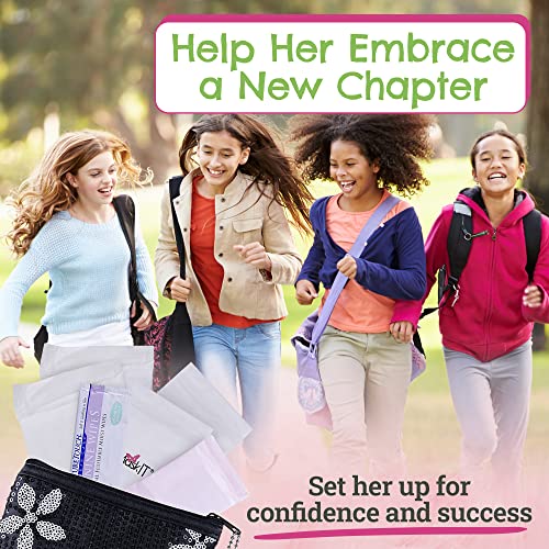 First Period Kit To-go! - Organic Biodegradable Tween Pads & Liner - Period Bags for Teen Girls Be Prepared. Period. buy supplements canada