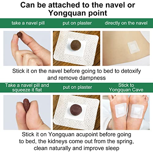 Mugwort Stickers, 40PCs Mugwort Navel Stickers - Parches para Bajar de Peso Rapido ALIVO buy supplements canada