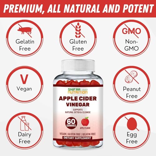 SHIFAA NUTRITION Halal Apple Cider Vinegar Gummies. Cleanse & Detox ACV Gummies SHIFAA NUTRITION buy supplements canada