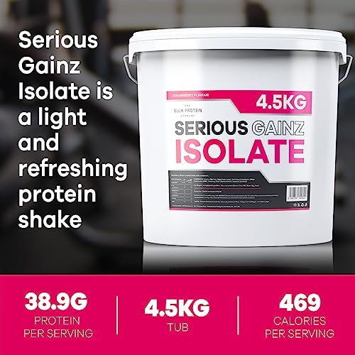 The Bulk Protein Company, Serious Gainz Isolate – 4.5kg – Whey Protein Powder The Bulk Protein Company buy supplements canada
