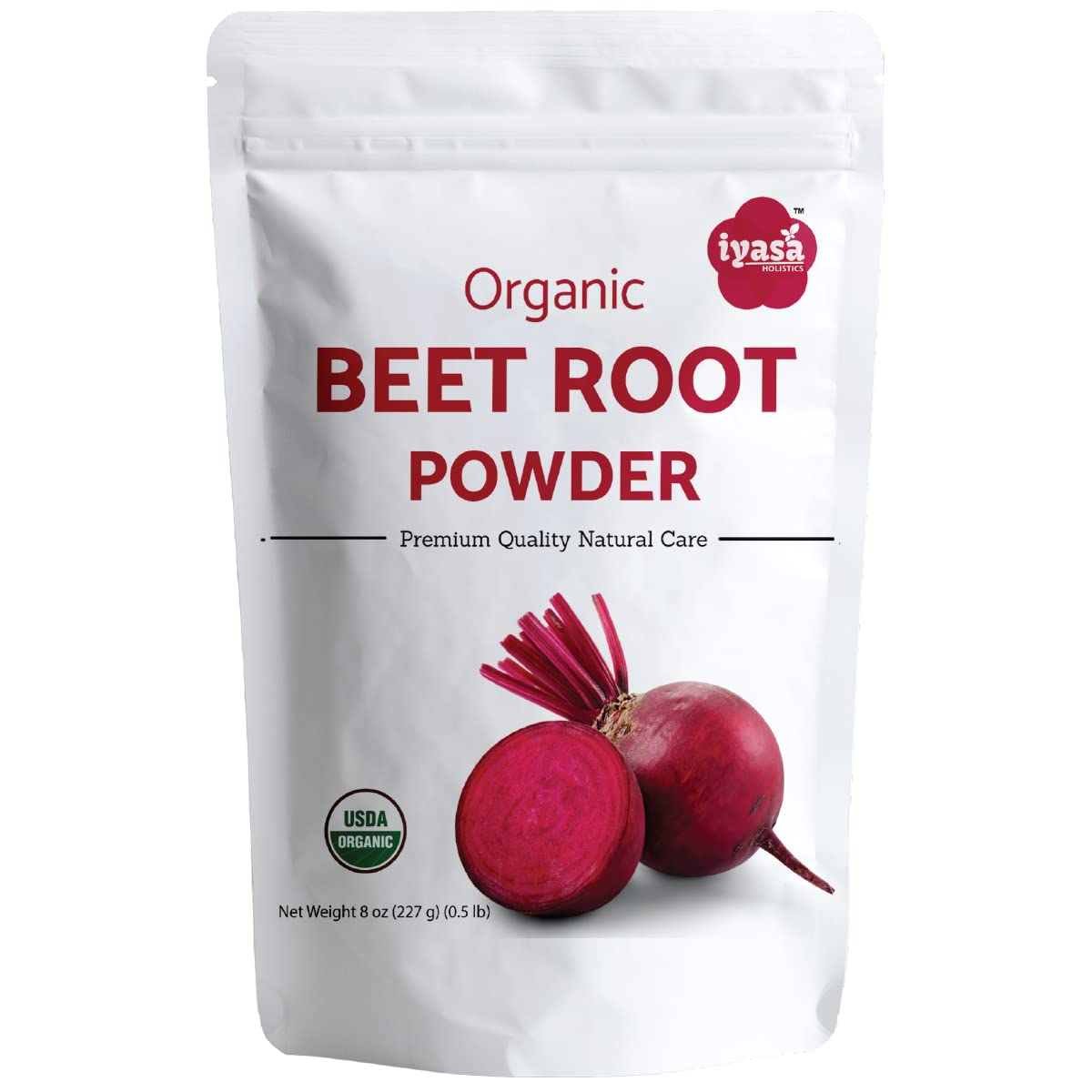 Iyasa Organic Beet Root Powder, Plant Based, Vegan, Gluten-Free, Beetroot Superfood Iyasa Holistics buy supplements canada