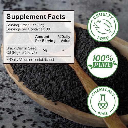 2 Pack Black Seed Oil, Organic Cold Pressed Unrefined Black Seed Oil, Pure Natural Black BDBFZCFP buy supplements canada
