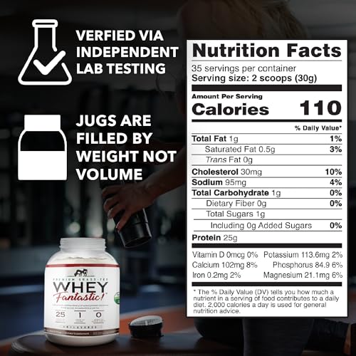 Whey Fantastic - Unflavored - 100% Natural Grass Fed Whey Protein Powder - Unique 3 Fantastic Nutrition buy supplements canada