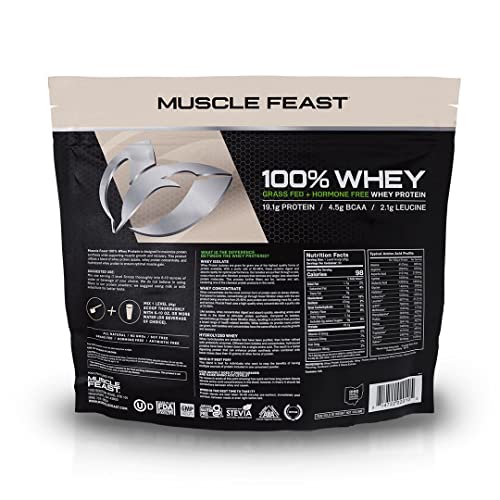 Muscle Feast 100% Grass-Fed Whey Protein, Pastured Raised Hormone Free All Natural Muscle Feast buy supplements canada