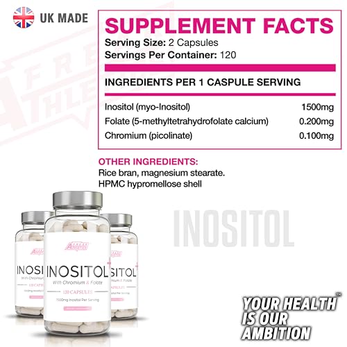 Myo-Inositol Capsules by Freak Athletics - Inositol Capsules with Chromium & Folate Freak Athletics buy supplements canada