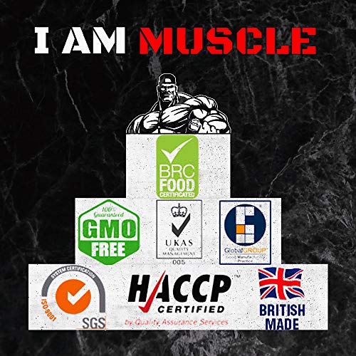 Ultimate Whey Protein + BCAA’s Powder, Premium High Protein Isolate, Enhance Lean Muscle Mass and Recovery, 1kg I AM MUSCLE buy supplements canada