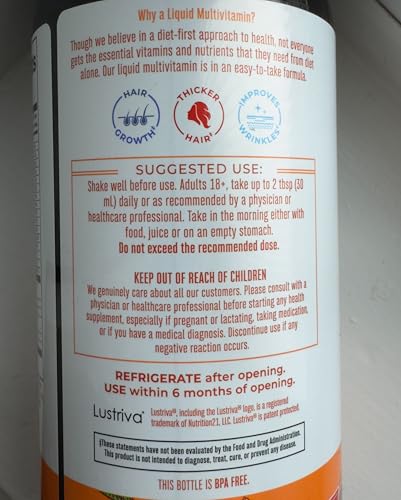 MaryRuth's Liquid Multivitamin+Hair Growth | Clinically Tested for Thicker Hair & Facial Wrinkles in Women | Biotin 10000mcg | Lustriva Hair Growth Supplement | MaryRuth Organics buy supplements canada
