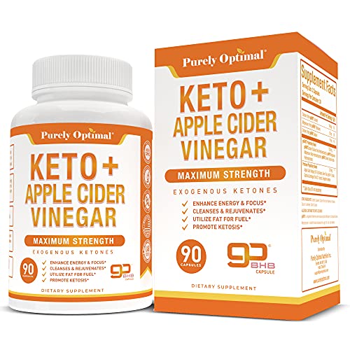 Premium Keto Pills + Apple Cider Vinegar Capsules with Mother - Utilize Fat Purely Optimal buy supplements canada