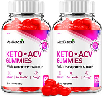 (2 Pack) Max Ketosis Keto ACV Gummies Max Ketosis Advanced Formula Apple Cider Vinegar Rillvo buy supplements canada