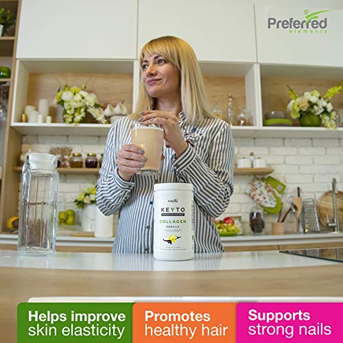 Keto Collagen Protein Powder with MCT Oil – Keto and Paleo Friendly Grass Fed Preferred Elements buy supplements canada