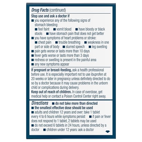 Advil Pain Reliever and Fever Reducer, Ibuprofen 200mg for Pain Relief - 24 Coated Tablets Advil buy supplements canada