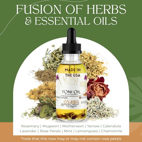 Natural Yoni Oil, Mint Fresh Feminine Care Oil, Reduces Odor, Restores pH Balance, All Natural, Herbal Yoni Quality Seamoss and Yoni Oil buy supplements canada