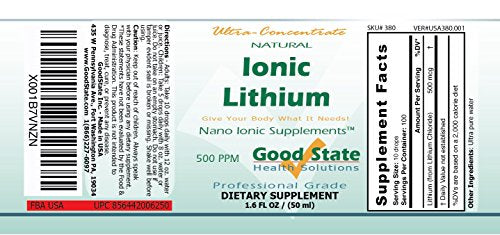 (Glass Bottle) Good State Liquid Ionic Lithium Ultra Concentrate Good State buy supplements canada