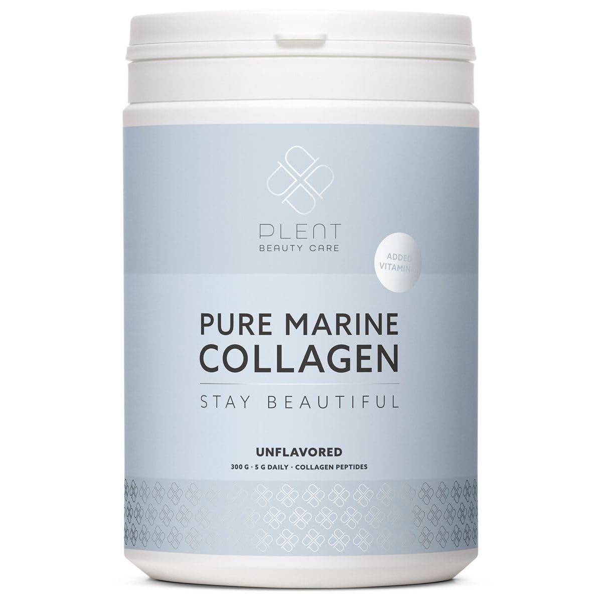 Plent Pure Marine Collagen Unflavored - Stay Beautiful - 5G Daily - Collagen Peptides - 300g Plent buy supplements canada