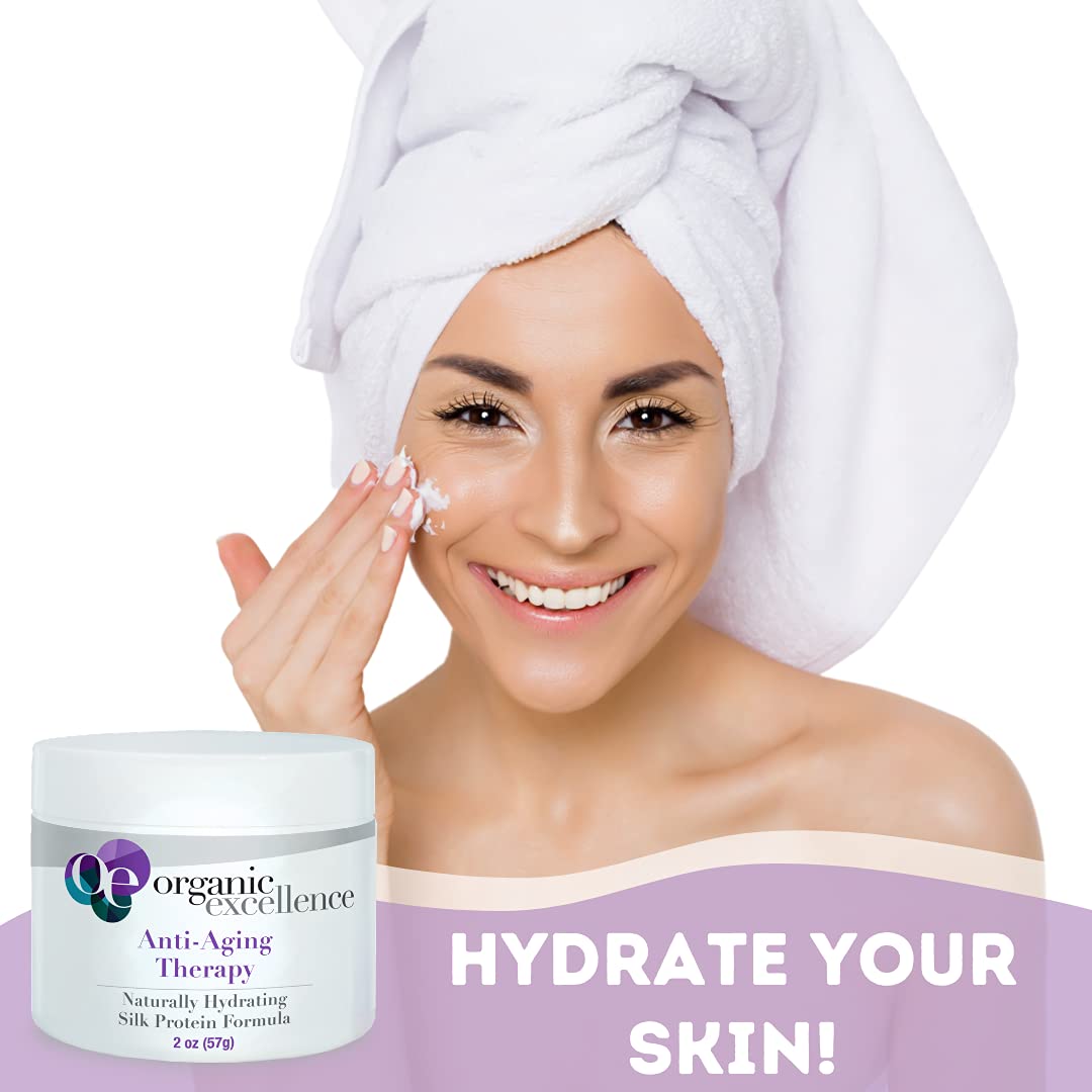 Organic Excellence Organic Moisturizer Face Cream, All Natural Face Moisturizer with Silk Protein to Hydrate, Nourish Protect Skin and Promote Collagen Production Non-Toxic & Fragrance-Free 2 oz Organic Excellence buy supplements canada