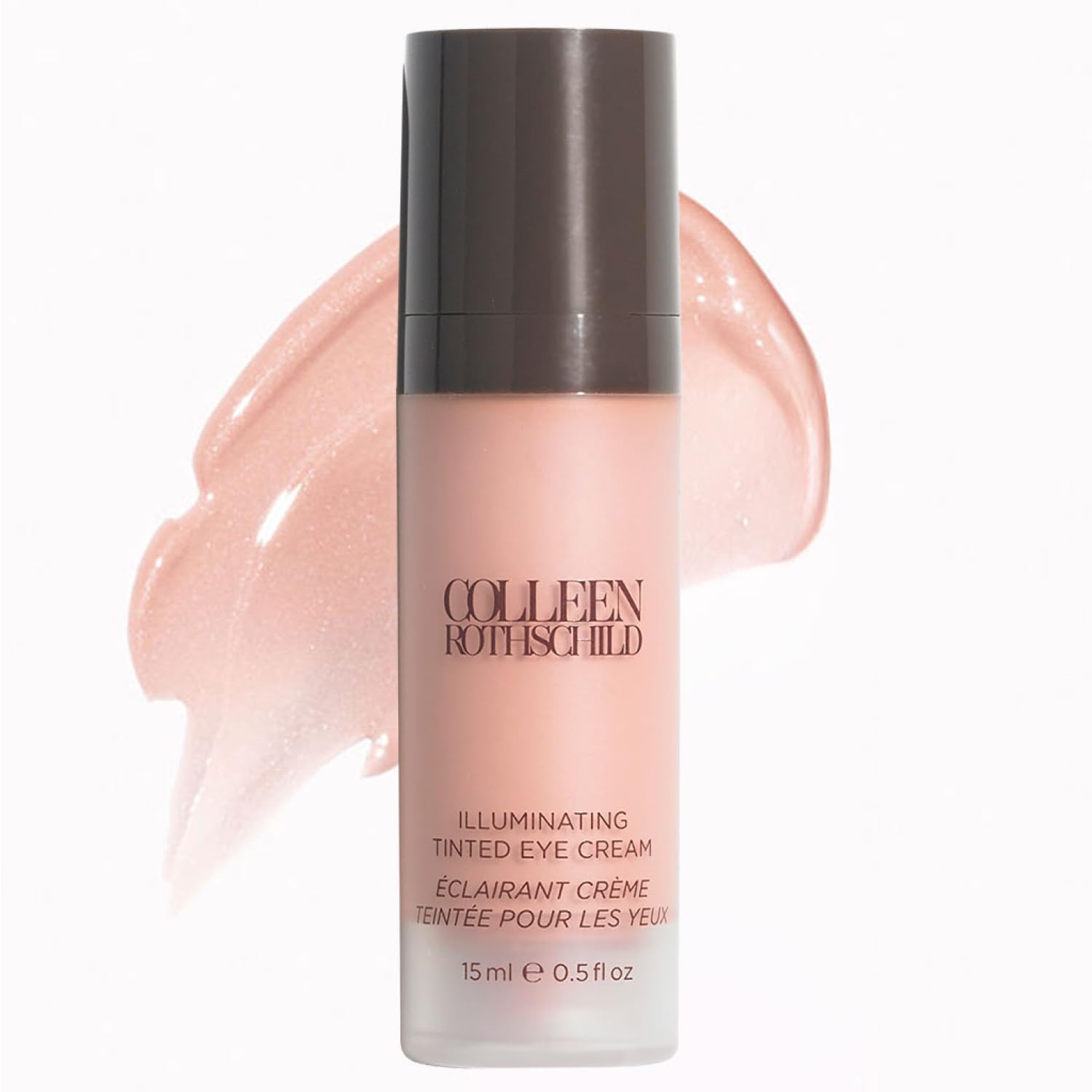 COLLEEN ROTHSCHILD Illuminating Tinted Eye Cream | Instant Brightening Effect | Nourishes & Targets Dark Circles | With Hyaluronic Acid, Caffeine, Pearlized Pigments & Peptides (0.5 fl oz) COLLEEN ROTHSCHILD buy supplements canada