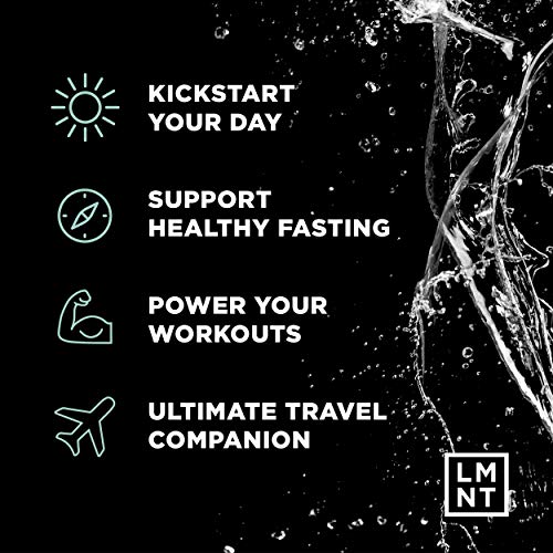 LMNT Zero-Sugar Electrolytes - Raw Unflavored Salt - Hydration Powder Packets Drink LMNT buy supplements canada