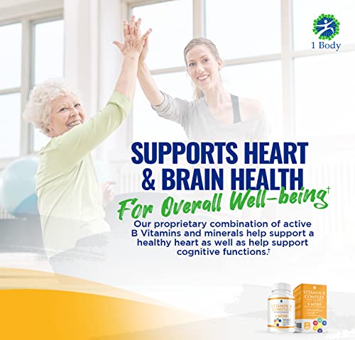 1 Body Vitamin B Complex – 5-MTHF Folate with B1, B2, B5, B6 1 Body buy supplements canada