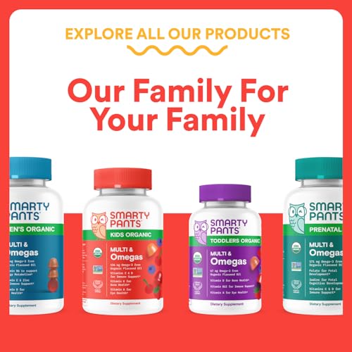 SmartyPants Kids Multivitamin Gummies - Improved Formula: Omega 3 (DHA/EPA), Vitamins D3, C, B12, B6, Vitamin A, K & Zinc SmartyPants buy supplements canada
