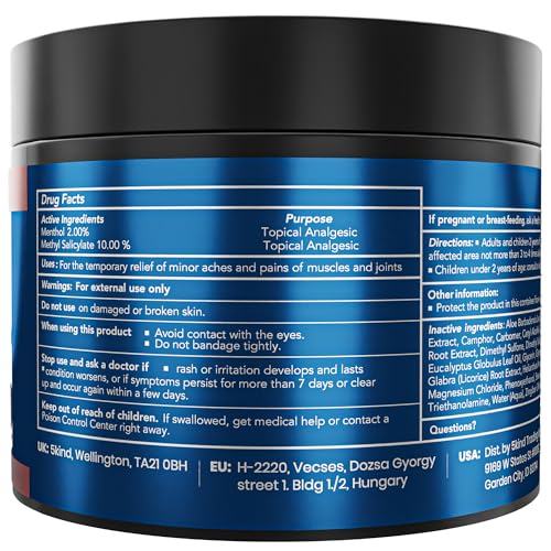5Kind DMSO Cream for Pain Relief 4 fl oz - 99.9% Pure DMSO Pharmaceutical Grade Cream - Aloe Vera, Magnesium, Arnica & Menthol - Topical Muscle and Joint Pain Relief - Registered NDC - Made in USA 5kind clinical skincare buy supplements canada