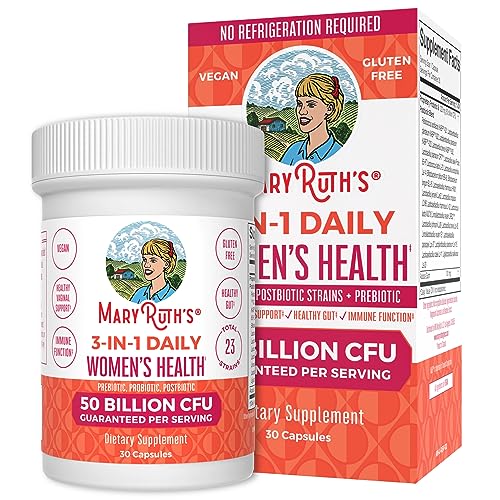 MaryRuth's 3-in-1 Daily Health Probiotics for Women | Clinically Tested | Hormone Support MaryRuth Organics buy supplements canada