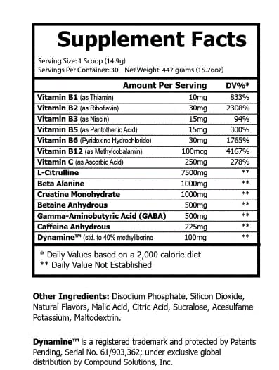 Real Anabolic Warrior / Pre-Workout Dietary Supplement/Increases Muscle Strength/Powder Real Anabolic Warrior buy supplements canada