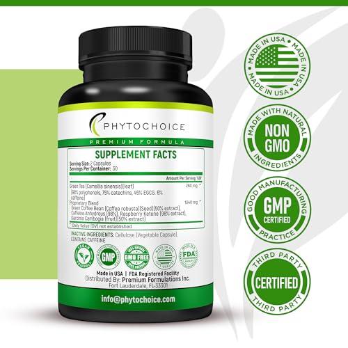 Green Tea Extract-Natural Appetite Suppressant for Weight Loss for Women and Men-Green PHYTOCHOICE buy supplements canada
