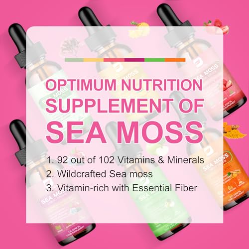 3000mg Sea Moss Liquid Drops - Organic Black Seed Oil & Irish Sea Moss B BEWORTHS buy supplements canada