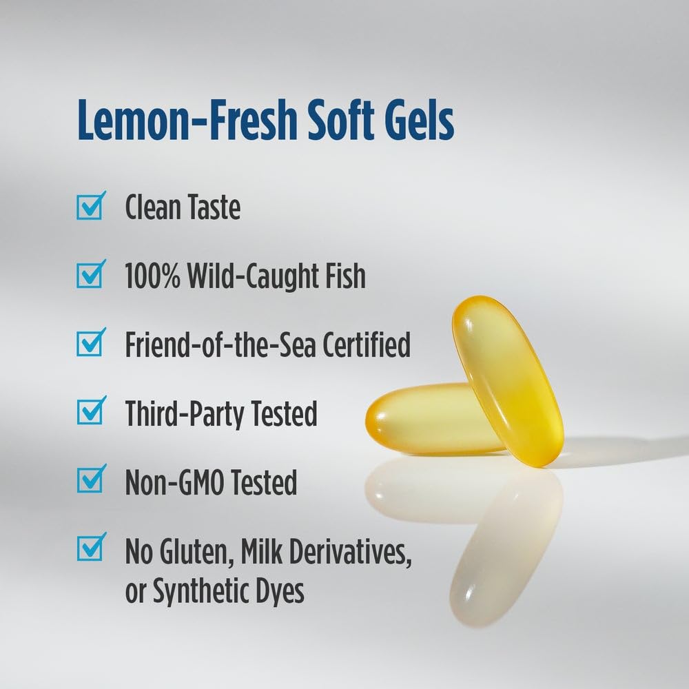 Nordic Naturals Ultimate Omega Xtra, Lemon Flavor - 60 Soft Gels - 1480 mg Omega-3 + 1000 IU Vitamin D3 - EPA & DHA - Brain, Heart, & Immune Health - 30 Servings Nordic Naturals buy supplements canada