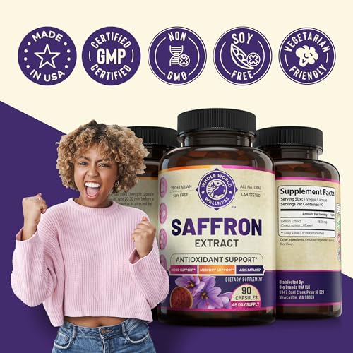 100% Pure Saffron Extract - Metabolism Booster & Natural Appetite Suppressant for Weight Loss WHOLE WORLD WELLNESS buy supplements canada