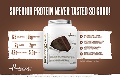 Metabolic Nutrition, Protizyme, 100% Whey Protein Powder, High Protein, Low Carb Metabolic Nutrition buy supplements canada