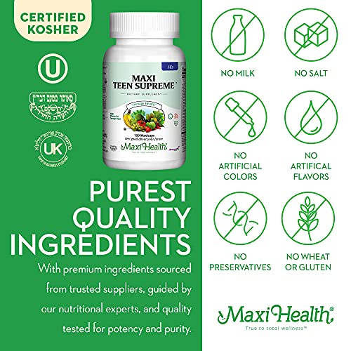 Maxi Health Teen Supreme HIS Vitamins for Teen Boys (120) - Teen Multivitamin for Young Maxi Health buy supplements canada
