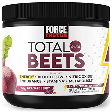 Force Factor Total Beets Energy Drink Mix, Superfood Beet Root Powder with Nitrates Force Factor buy supplements canada