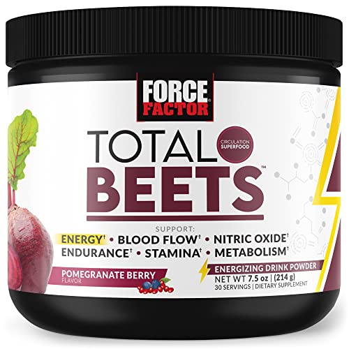 Force Factor Total Beets Energy Drink Mix, Superfood Beet Root Powder with Nitrates Force Factor buy supplements canada