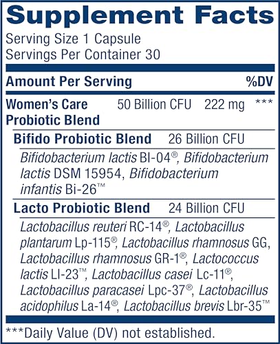 Renew Life Women's Probiotic Capsules, 50 Billion CFU Guaranteed, Supports Vaginal, Urinary Renew Life buy supplements canada