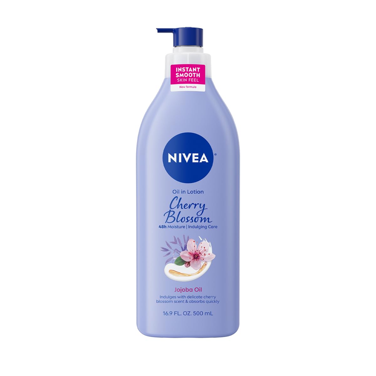 NIVEA Oil Infused Cherry Blossom and Jojoba Oil Body Lotion for Women, Fast-Absorbing and Non-Greasy Cherry Blossom Scented NIVEA buy supplements canada