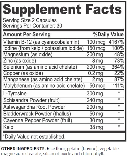 Research Labs Thyroid Support + Iodine Supplement - Energy, Metabolism, Focus Research Labs buy supplements canada