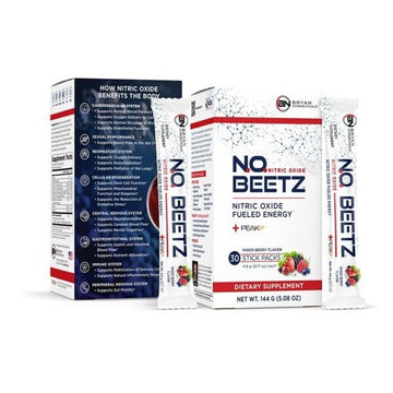 Bryan Nitriceuticals N.O. Beetz Nitric Oxide Fueled Energy Boost Supplement, Hydration & Cellular Energy Production Enhancer, Blend of Vitamins and Minerals (30 Servings) Bryan Nitriceuticals buy supplements canada