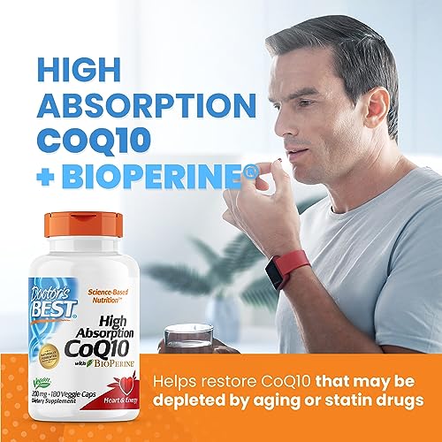 Doctor's Best High Absorption CoQ10 with BioPerine, Non-GMO, Gluten & Soy Free Doctor's BEST buy supplements canada